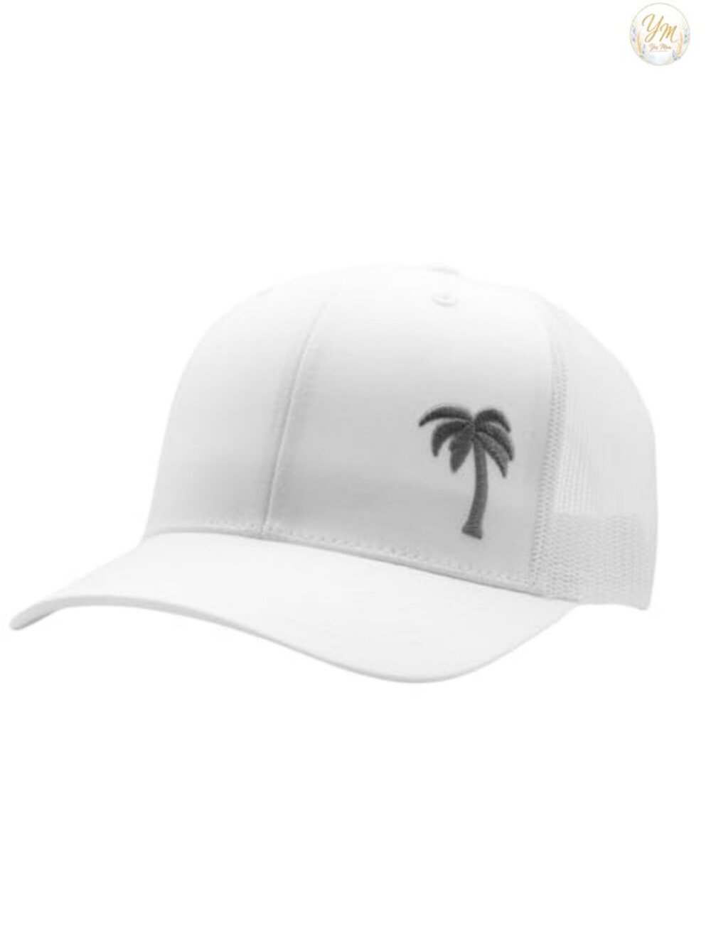 Mid Profile Trucker Hat Breathable Mesh Snapback Beach Cap
